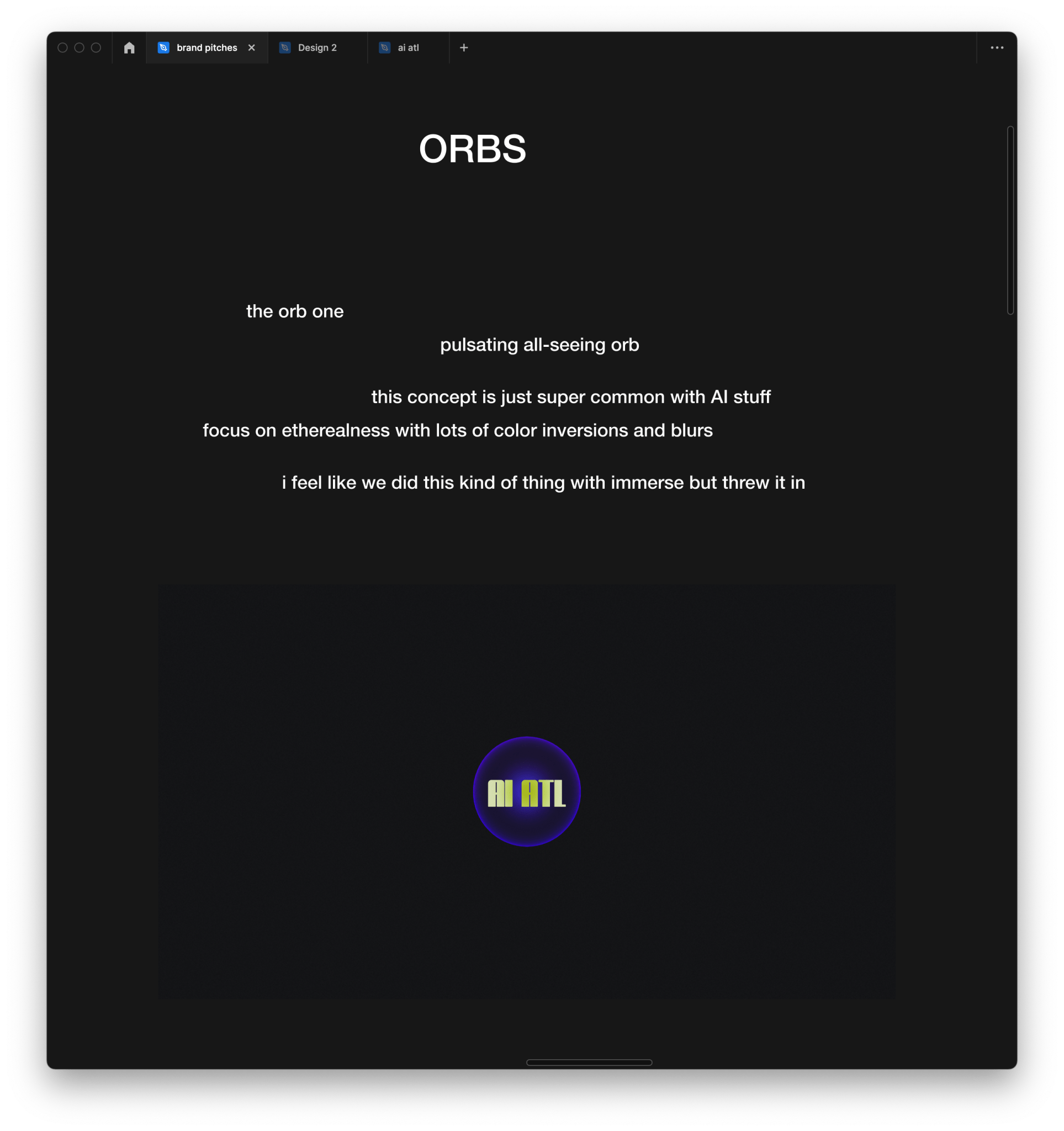 Orbs
